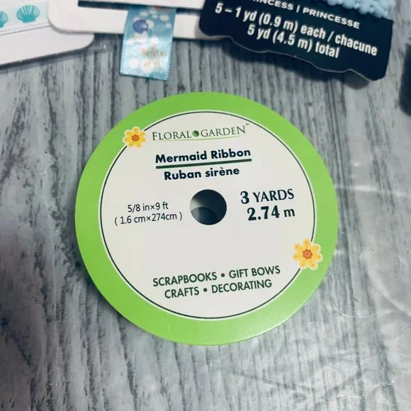 Ribbon Lot Mermaid Cute Lace Shine Satin And More Crafts DIY #6 - Picture 8 of 8